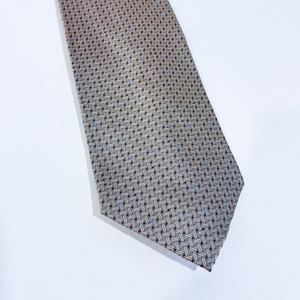 OLD RIVER Beige patterned tie‎ - Picture 2 of 4